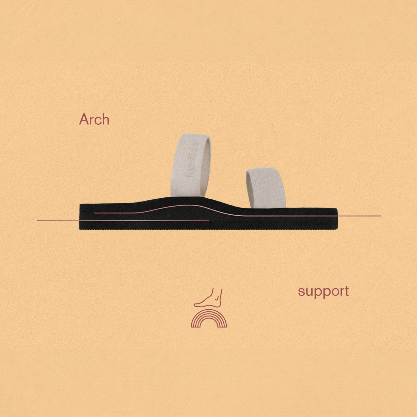 Arch Support - White/Black
