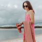 Dusty Rose Hemp Beach Towel